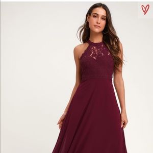 Lulu’s dance all evening lace maxi